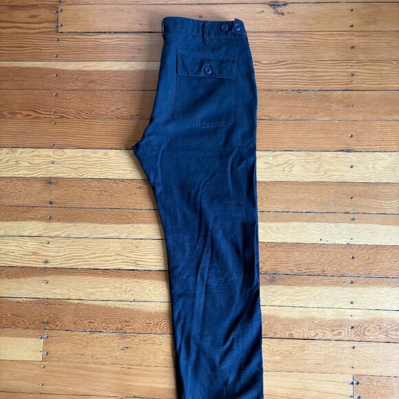 Military Fatigue Pants in Navy Blue - Picture 6 of 7